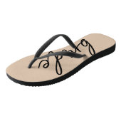 花嫁部族 |ブライダルパーティ モダン ビーチサンダル (アングル)