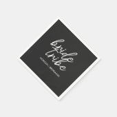 花嫁部族 |ブリデスモダンメイドバチェロレッテ スタンダードカクテルナプキン (角)