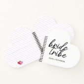 花嫁部族 |結婚の花の女の子モダン ノートブック (内部)