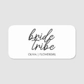 花嫁部族 |花モダン女の子 名札 (正面)