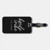 花嫁部族 |行き先のウェディングフラワーガール ラゲッジタグ (裏面横)