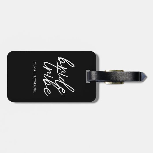 花嫁部族 |行き先のウェディングフラワーガール ラゲッジタグ (裏面横)