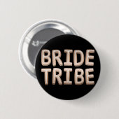 花嫁部族 黒薔薇 ゴールド ブライズメイド パーティー 缶バッジ (正面&裏面)