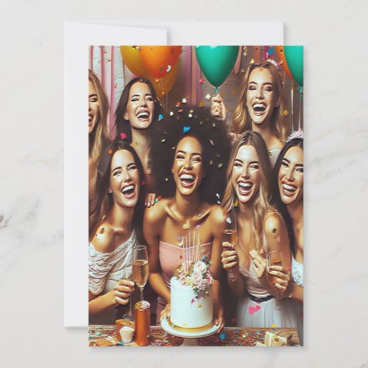 花嫁部隊 招待状 (正面)