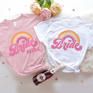 花嫁部隊Tシャツ ブライズパーティー レトロ 花嫁 Tee Tシャツ