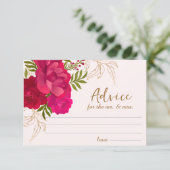 花嫁開花ブライダルシャワーアドバイスエンクロージャカード エンクロージャーカード (スタンド正面)