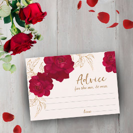 花嫁開花ブライダルシャワーアドバイスエンクロージャカード エンクロージャーカード