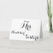 花嫁頼カード 招待状 (正面)