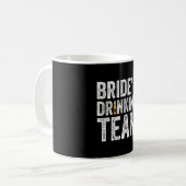 花嫁飲み会チーム 面白い 婚前パーティー コーヒーマグカップ (正面左)