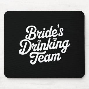 花嫁飲酒チーム ブライズパーティー 面白い結婚式 マウスパッド