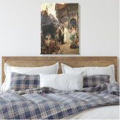 花嫁19世紀 キャンバスプリント (インサイチュ (寝室))