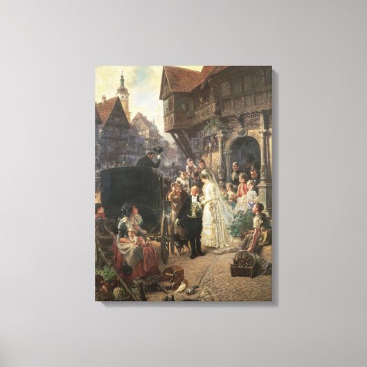 花嫁19世紀 キャンバスプリント (正面)