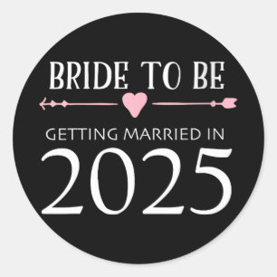花嫁2025年結婚婚約契約 ラウンドシール