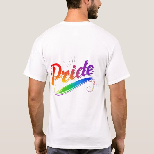 花嫁 – おしゃれなユニセックス ウェディングTシャツ Tシャツ (裏面)