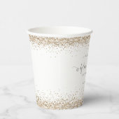 花嫁〇〇さんのゴールドシャワー 紙コップ (右)
