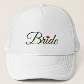 花嫁、たった今結婚しました、 キャップ (正面)