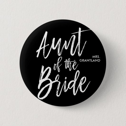 花嫁|の原稿の婚礼の日の叔母さん 缶バッジ (正面)