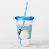 花嫁 アクリルタンブラー (裏面)