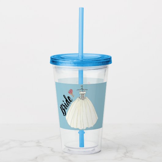 花嫁 アクリルタンブラー (正面)