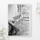 花嫁、カウボーイブーツ、ひまわりリハーサルディナー 招待状