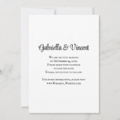 花嫁、カウボーイブーツ、サンフラワーファーム日付を保存 招待状 (裏面)