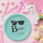 花嫁&カンパニーダイヤモンドティアラパーティーシャワー ペーパープレート (パーティー)