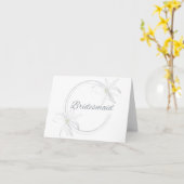 花嫁 カード (黄色い花)