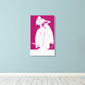 花嫁 キャンバスプリント (インサイチュ (ウッドフロア))