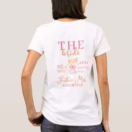 花嫁! コクトテール・バチェロレッテ・パーティー Tシャツ