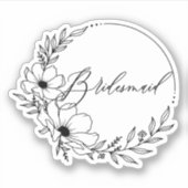 花嫁 シール (正面)