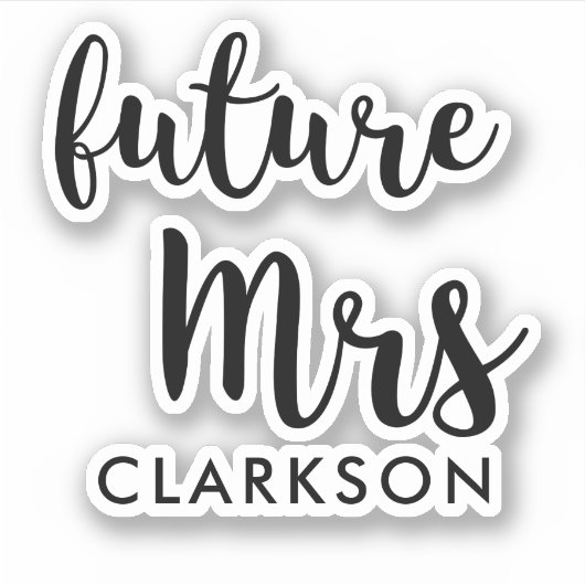 花嫁 シール (正面)