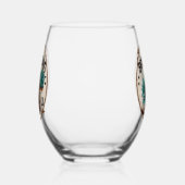 花嫁 ステムなしワイングラス (右)