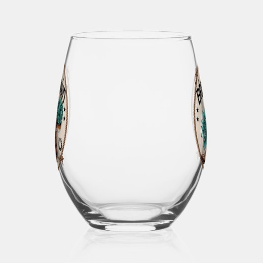 花嫁 ステムなしワイングラス (右)