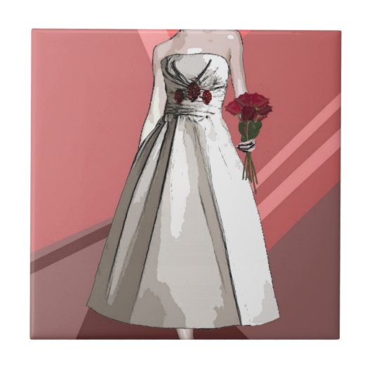 花嫁 タイル (正面)