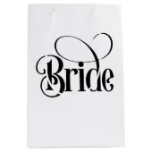 花嫁（デザイン3） ミディアムペーパーバッグ (正面)