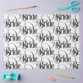 花嫁（デザイン3） 薄葉紙 (クラフト)