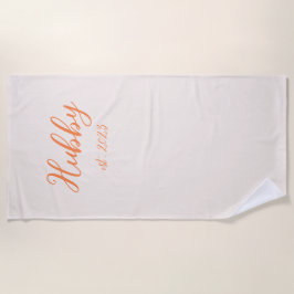 花嫁 ハネムーン オーダーメイド おそろい ハブby ワイフィー ビーチタオル