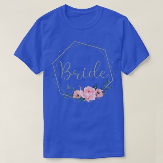花嫁 ハンター パーティー ローズ ブルーム 花嫁 Tシャツ (デザイン正面)