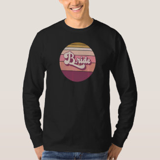 花嫁 バチェラー・パーティー 乙女の夜 レトロ ヴィンテージ 夕日 Tシャツ