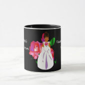 "花嫁"バラマグカップ – カスタマイズ マグカップ (中央)