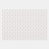 花嫁 ピンクのシャンパン ダイヤモンド ブライダル パーティー シャワー ラッピングペーパーシート (正面2)