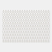 花嫁 ピンクのシャンパン ダイヤモンド ブライダル パーティー シャワー ラッピングペーパーシート (正面)