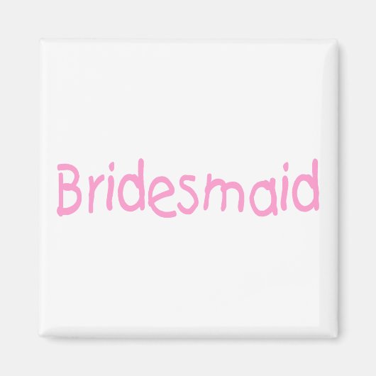 花嫁（ピンク） マグネット (正面)