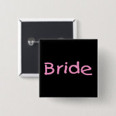 花嫁（ピンク） 缶バッジ (正面&裏面)