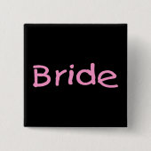 花嫁（ピンク） 缶バッジ (正面)