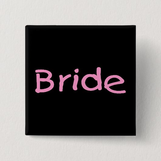 花嫁（ピンク） 缶バッジ (正面)