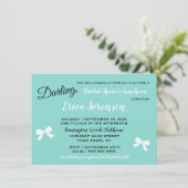 花嫁&ファミリーリトルブラックドレスティアラパーティー 招待状 (スタンド正面)