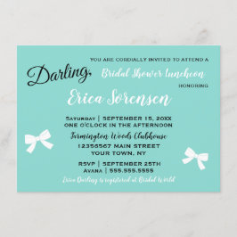 花嫁&ファミリーリトルブラックドレスティアラパーティー 招待状