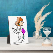 花嫁 フォトプラーク (側面)