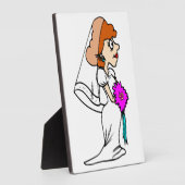 花嫁 フォトプラーク (側面)